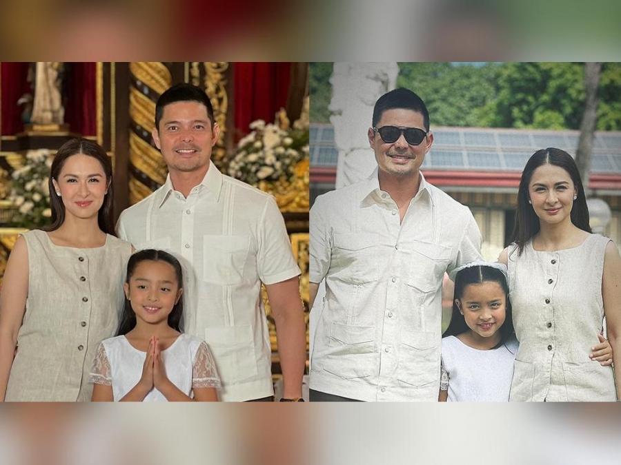 Dingdong Dantes Marian Rivera and Zia