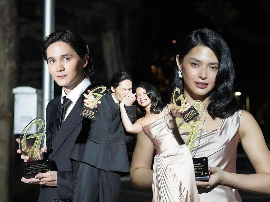 Ruru Madrid and Bianca Umali at Box Office Entertainment awards