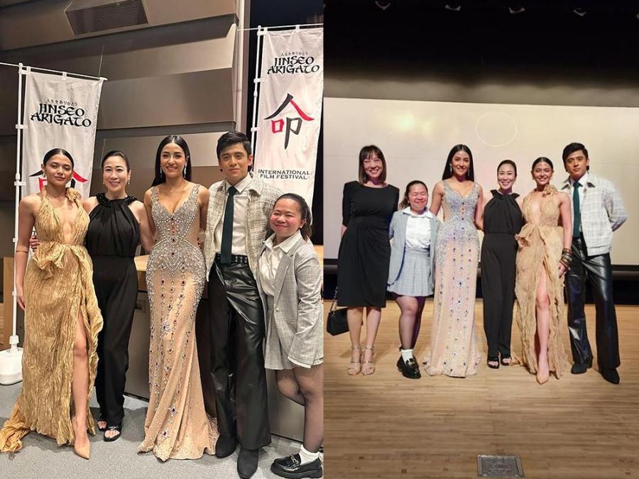 Kapuso stars at the Jinseo Arigato International Film Festival