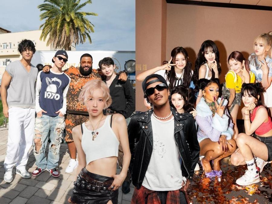 Kpop stars and Western artists collaborations