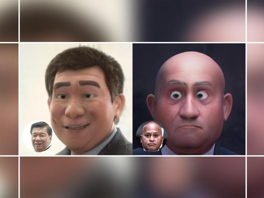 senators as pixar characters