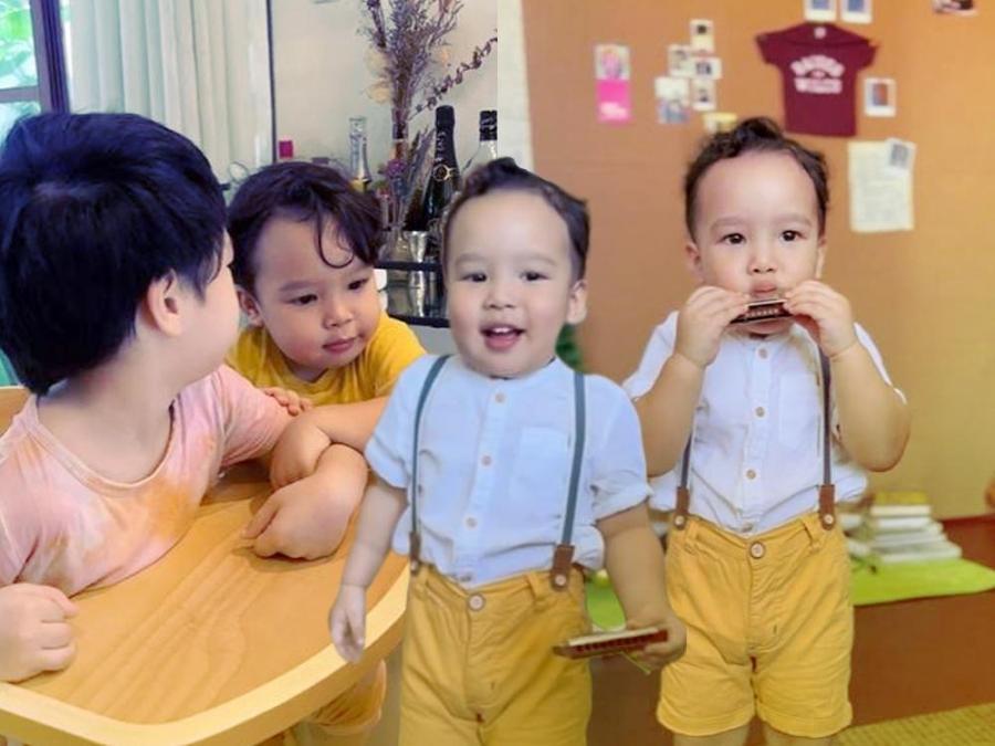 Saab Magalona and Jim Bacarro son Vito Bacarro