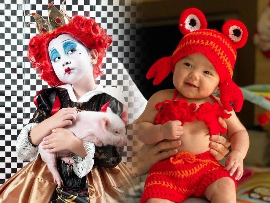 Celebrity kids in Halloween costumes