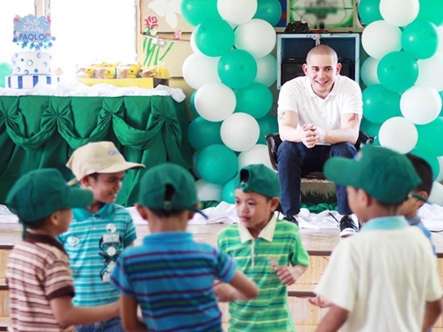 Paolo Contis Spends Time With The Kids At Boystown In Marikina GMA 