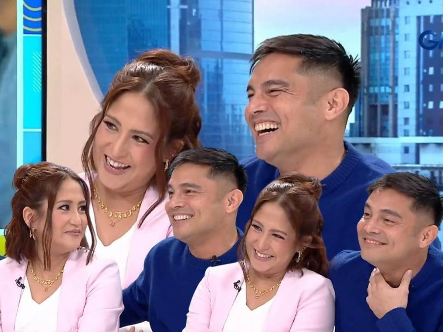 Jolina Magdangal and Marvin Agustin