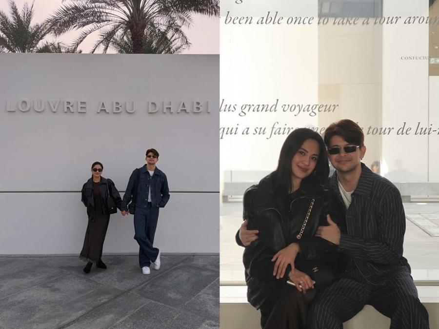 Rayver Cruz and Julie Anne San Jose visit Louvre Abu Dhabi
