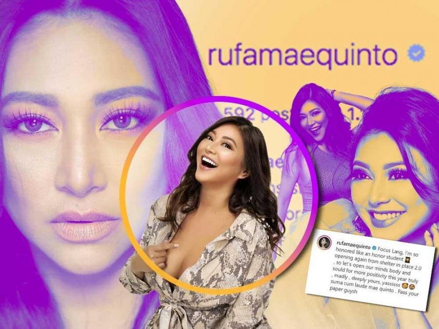 Rufa Mae Quinto funny IG captions