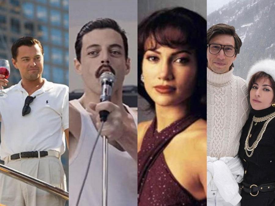 leonardo dicaprio, rami malek, jlo, lady gaga and adam driver