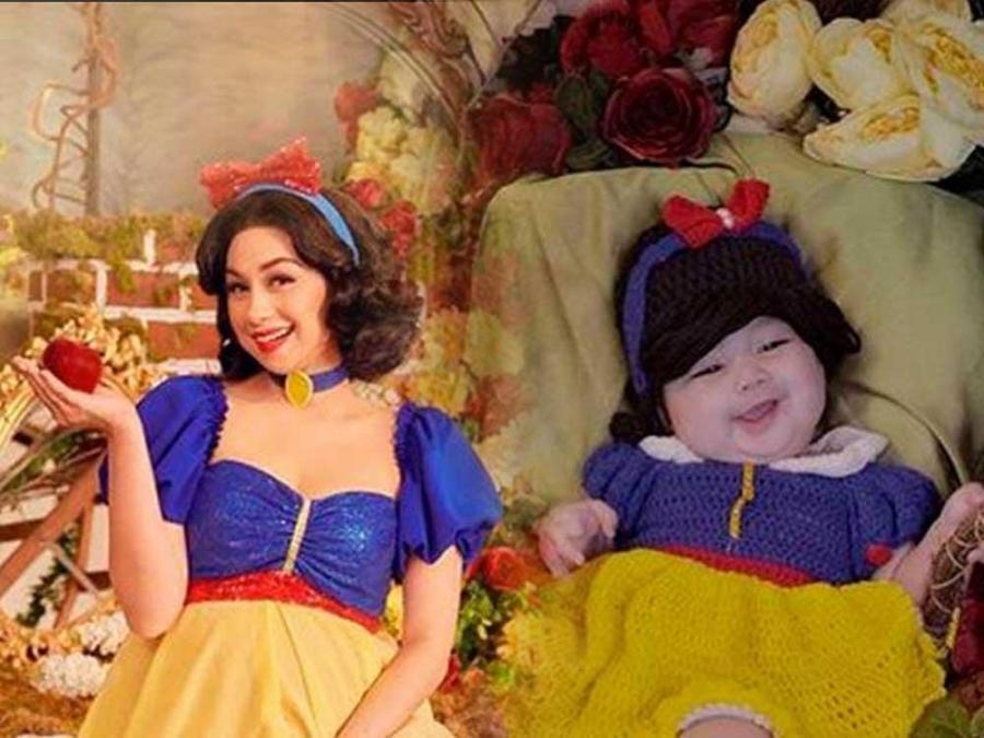 Zeinab Harake and Baby Bia look pretty in Disney Princess-themed photos ...