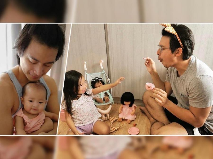 Mike Tan and Baby Victoria