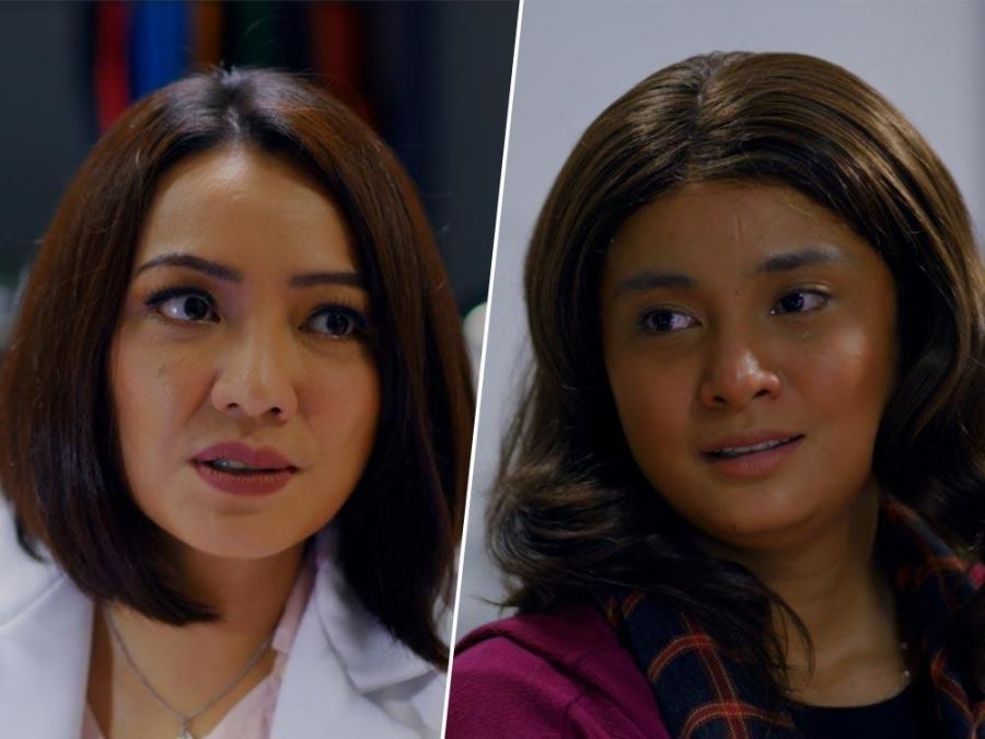 Klea Pineda as Joyce Kintanar and Shermaine Santiago as Dra Darla Delos Reyes