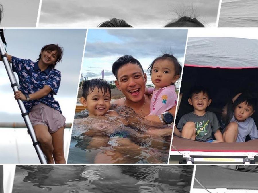 IN PHOTOS Iya Villania and Drew Arellano's family beach camping trip