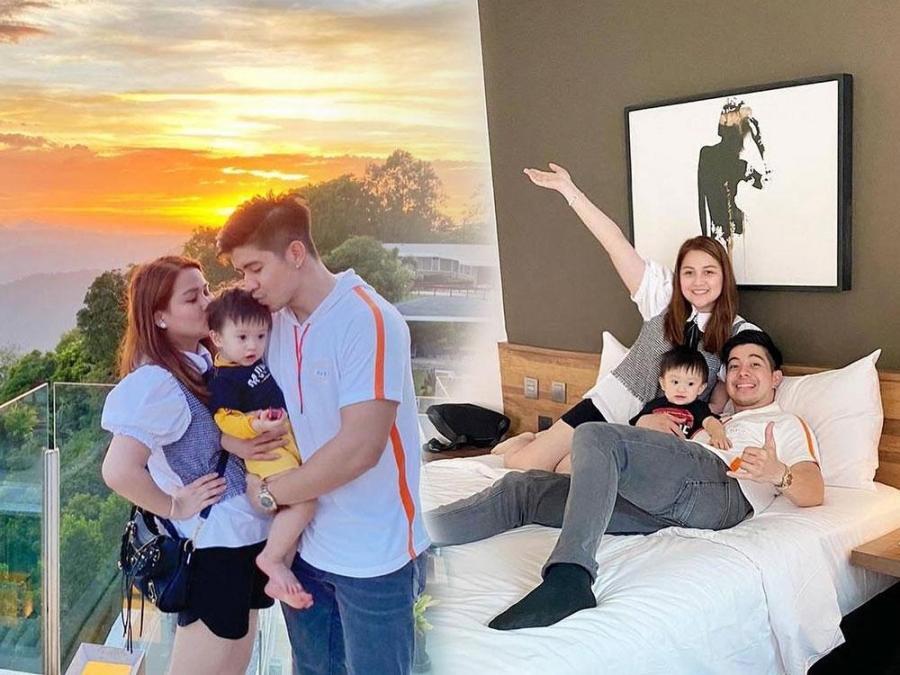 Rodjun Cruz and Dianne Medina family time 