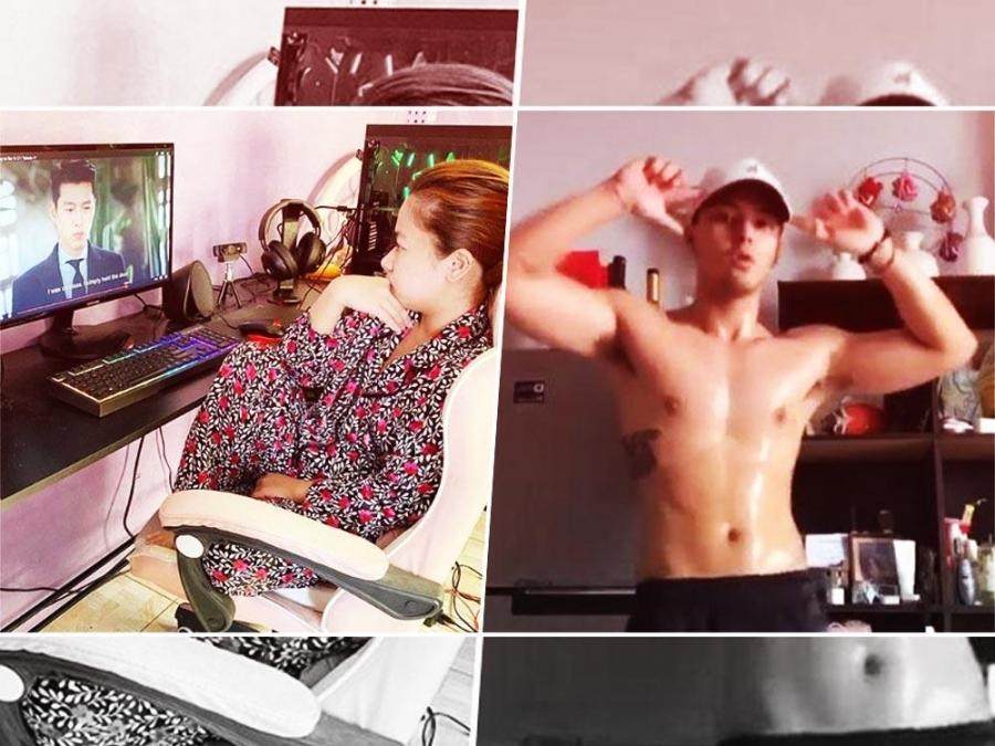 Celebrities sa unang araw ng community quarantine