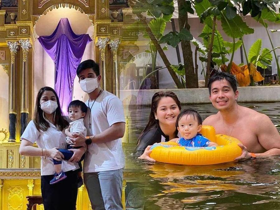 Rodjun Cruz and Dianne Medina with baby Joaquin