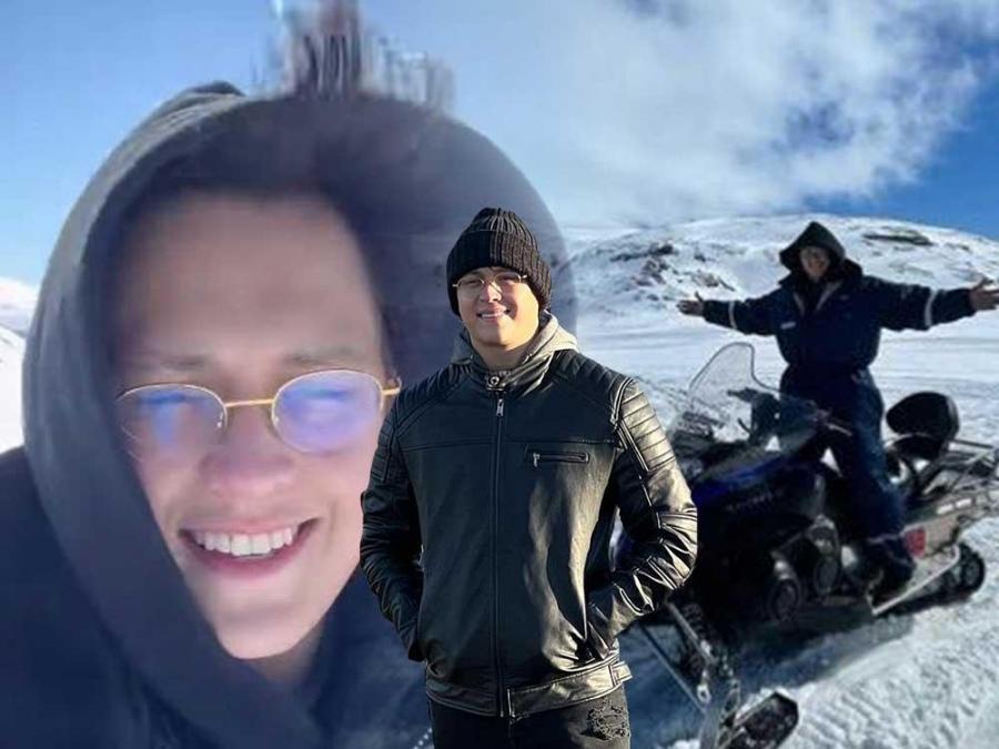 Enrique Gil in Iceland