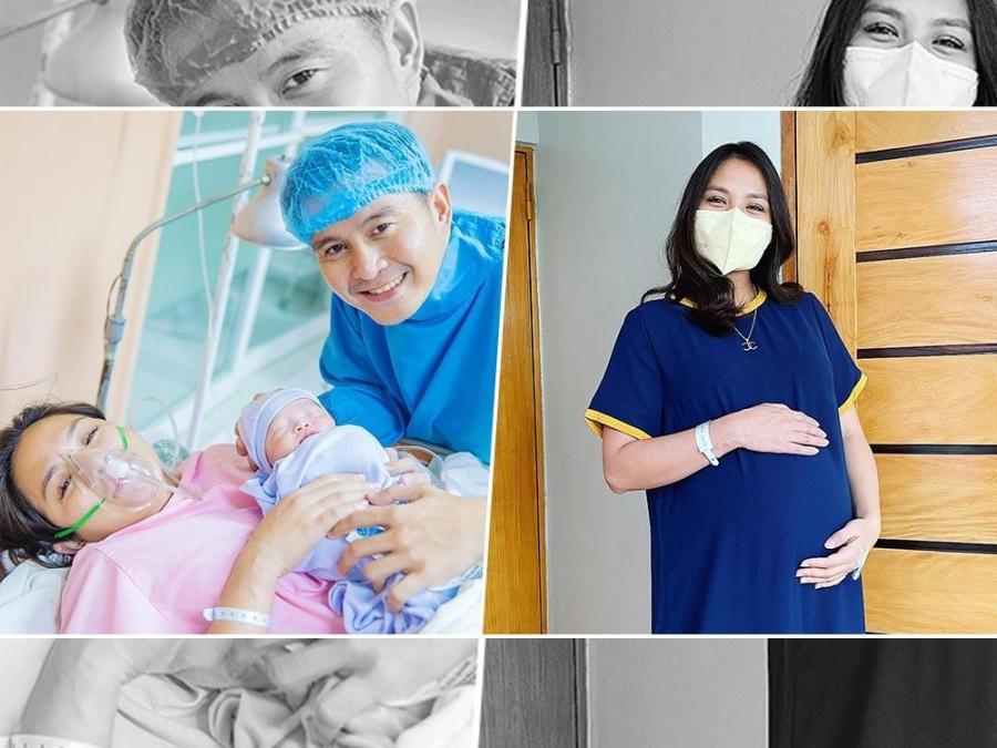 Arny Ross gives birth to first child, Jordan Franco