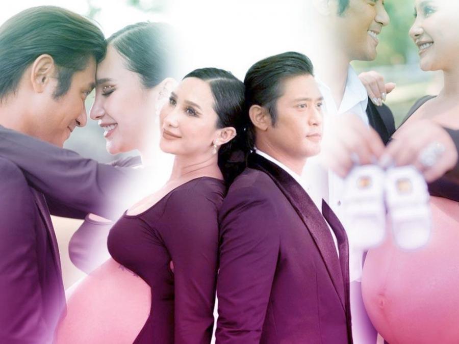 Rocco Nacino and Melissa Gohing's maternity shoot