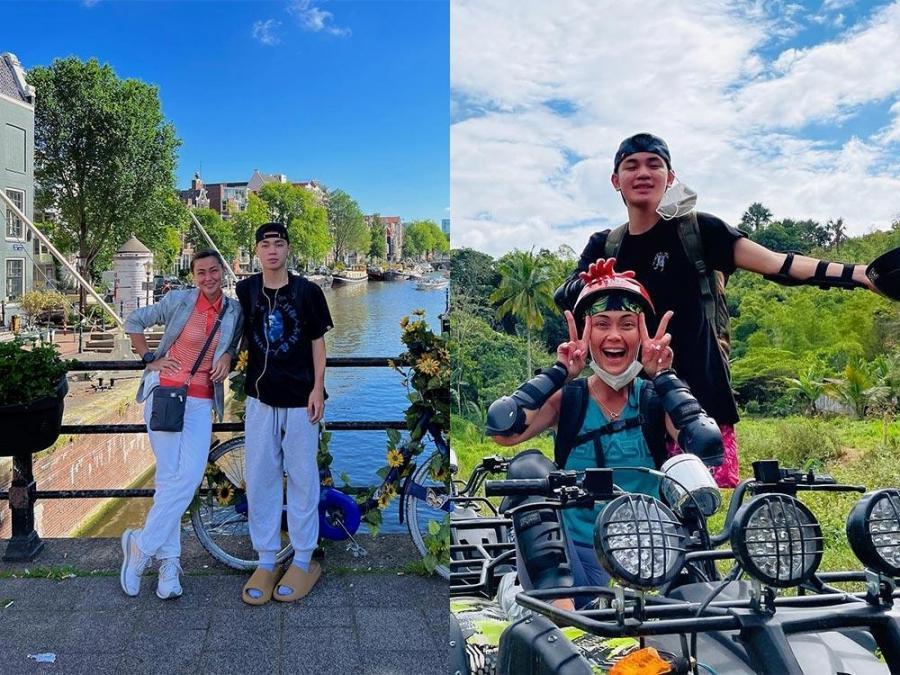 Look Jodi Sta Maria S Adventures With Her Constant Travel Buddy Gma