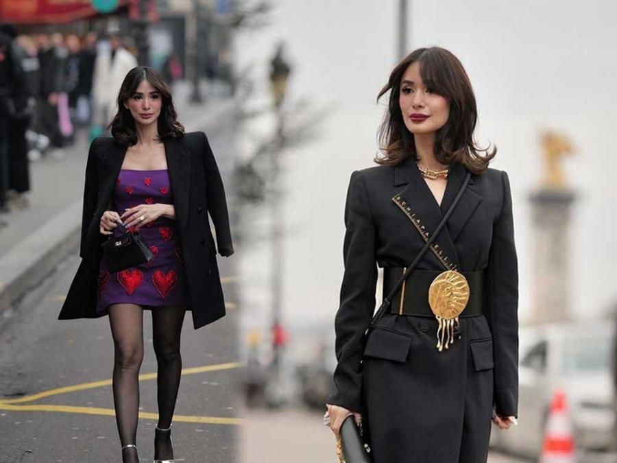 LOOK: Heart Evangelista stuns in gold Filipiniana in Paris Fashion