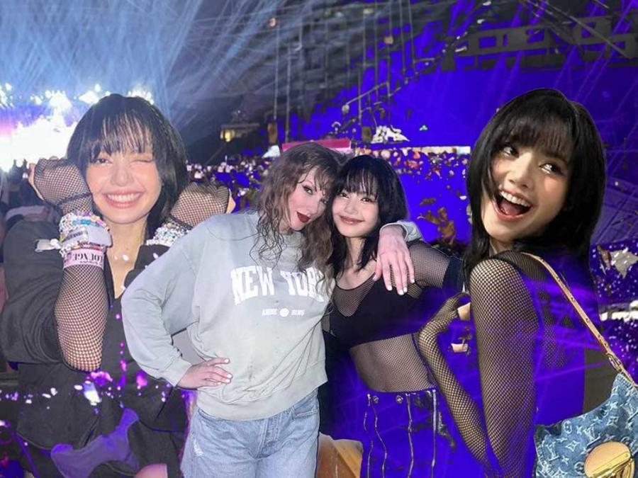 BLACKPINK's Lisa poses with Taylor Swift in Eras Tour Singapore | GMA ...