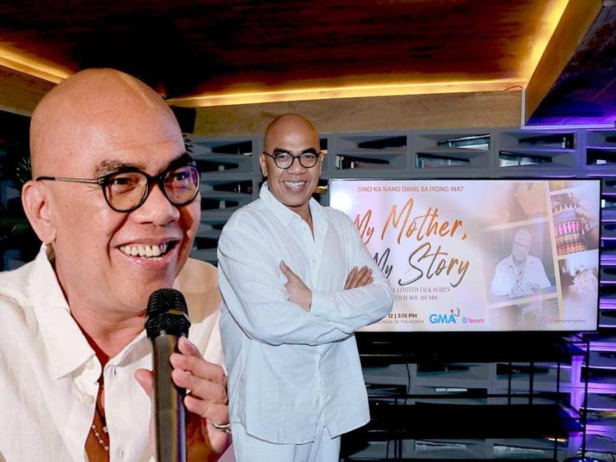 Boy Abunda in My Mother, My Story media conference