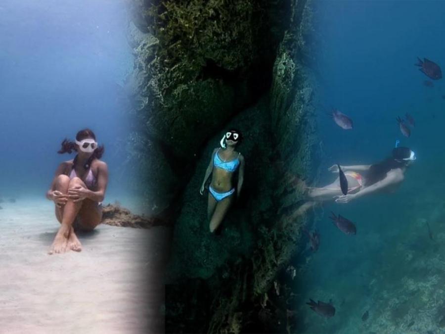 Ashley Ortega, Solenn Heussaff and Max Collins 