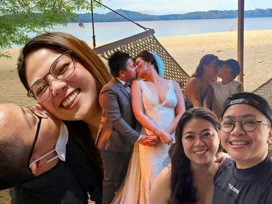 Liza Dino and Ice Seguerra