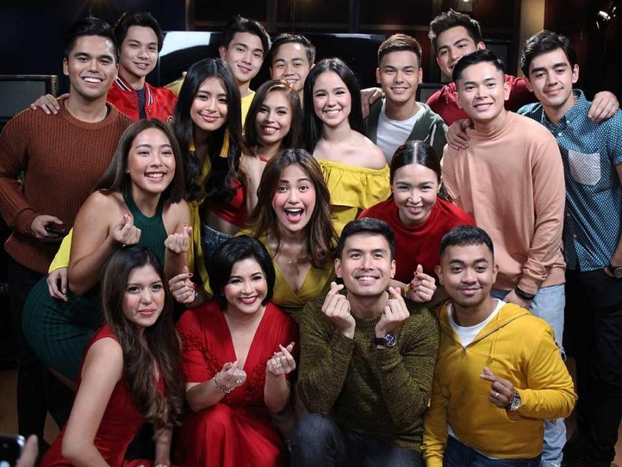 In Photos The Recording Of The Kapuso Theme For The 2018 Gma Station Id Buong Puso Para Sa 2851