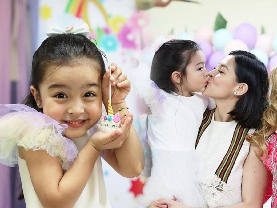 LOOK Zia Dantes's unicorn and princessthemed birthday party GMA