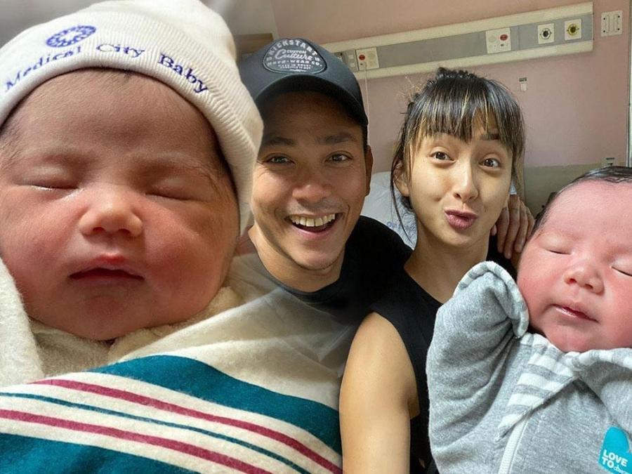 Baby Alana Lauren with Iya Villania and Drew Arellano