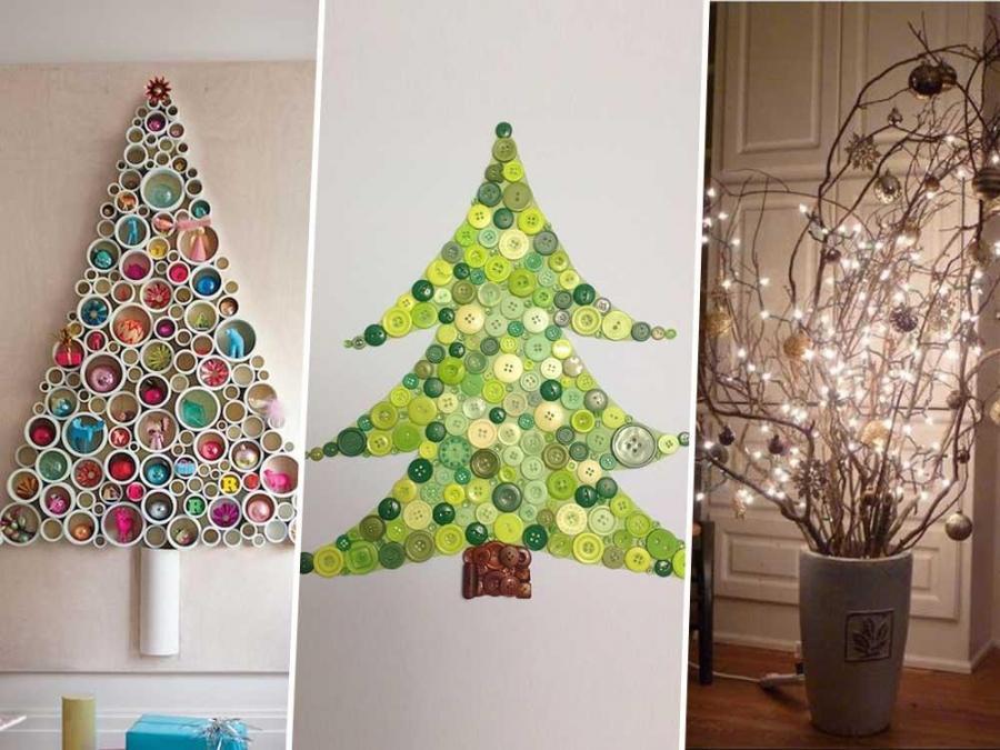 IN PHOTOS: DIY Christmas tree design ideas using recycled materials
