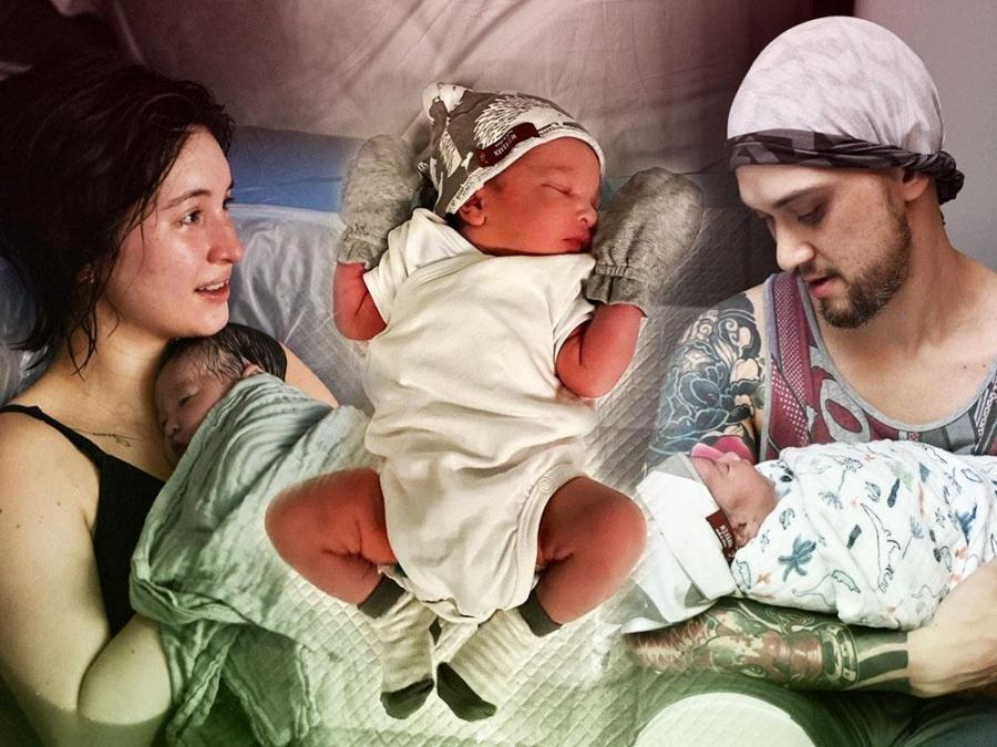 Billy Coleen and Baby Amari Crawford