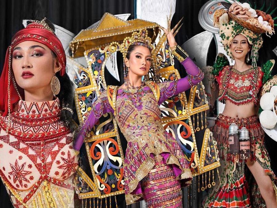 In Photos: Miss World Philippines 2021 Candidates In Their National Costume  | Gma Entertainment