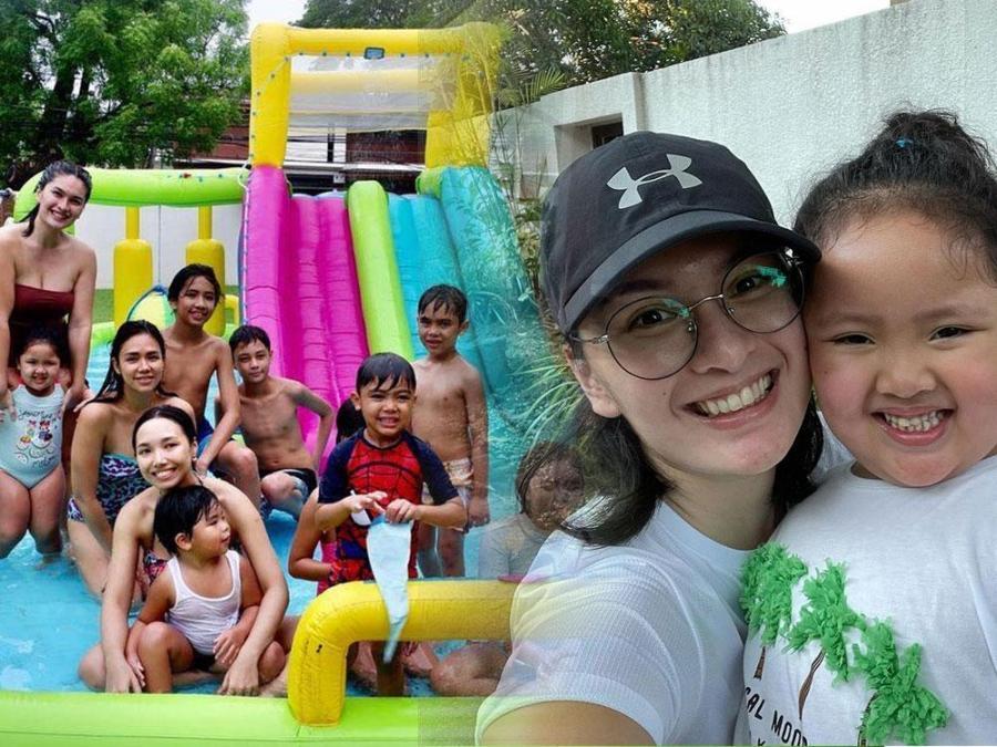 Pauleen Luna, Vic Sotto, and Baby Tali