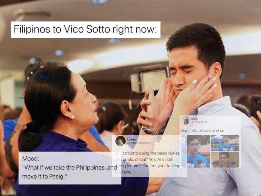 Vico Sotto tweets and memes
