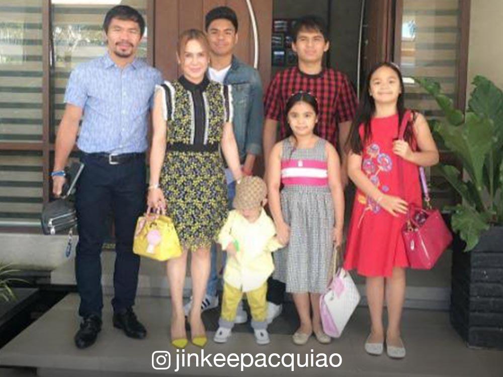 LOOK: Manny, Jinkee Pacquiao proud parents as son Michael bags