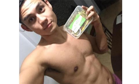 He looks good with not much on him