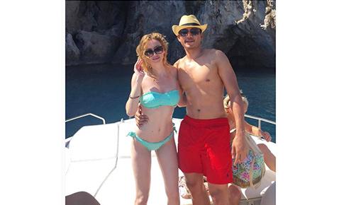 James Yap and Michela Cazzola