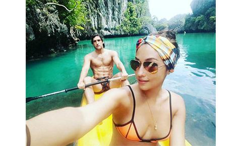 Solenn Heussaff and Nico Bolzico