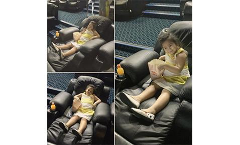 Ayesha at the movies