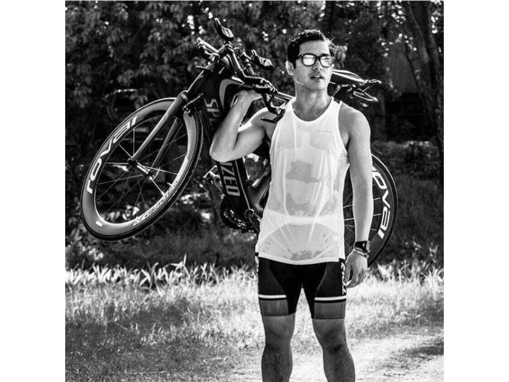 He's got an active lifestyle.