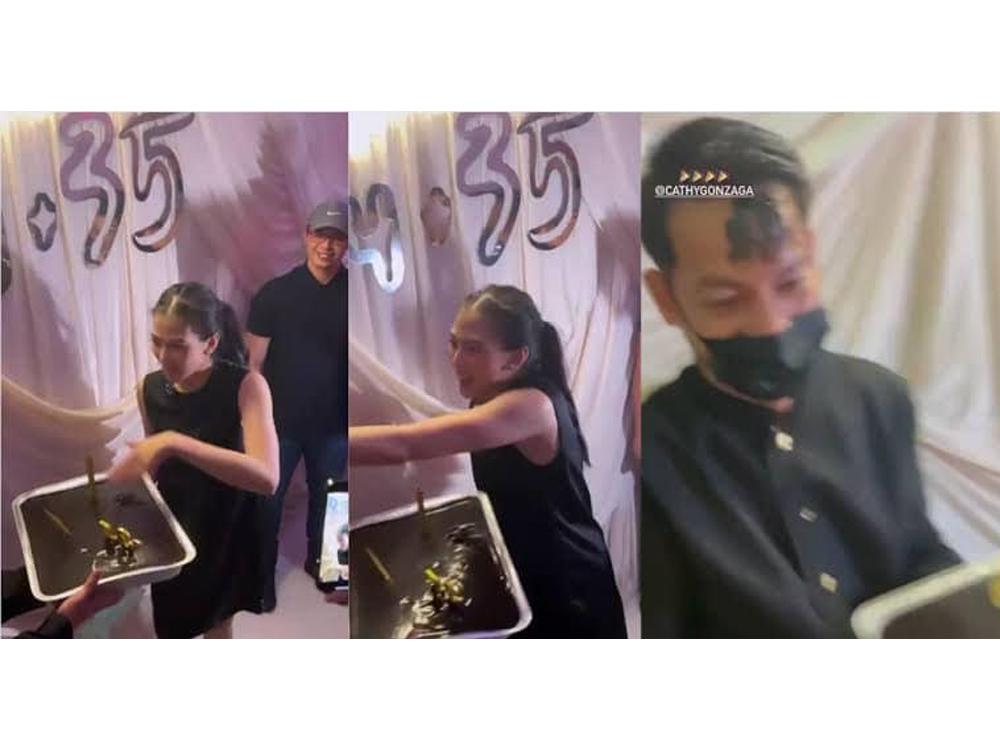 Alex Gonzaga's cake smearing issue