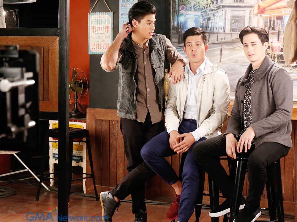 Migo Adecer, Jason Abalos and Ivan Dorschner