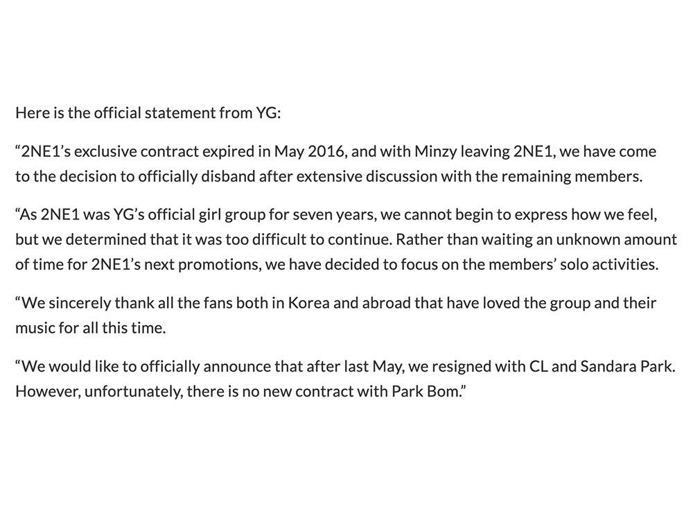 Disbandment 