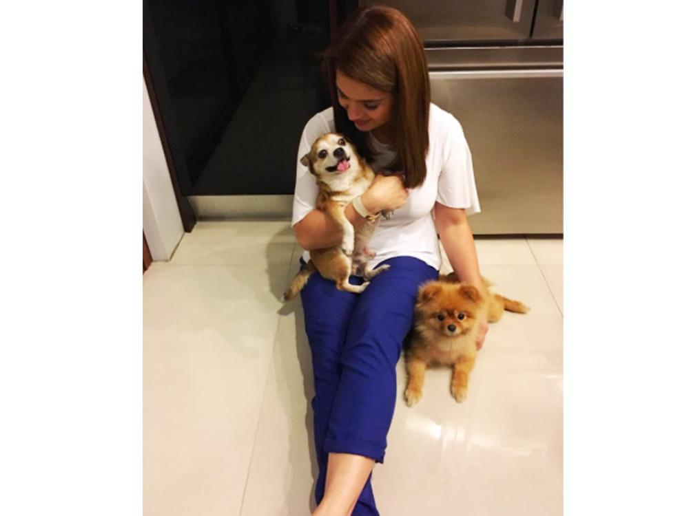 She's already a good mom to her pets