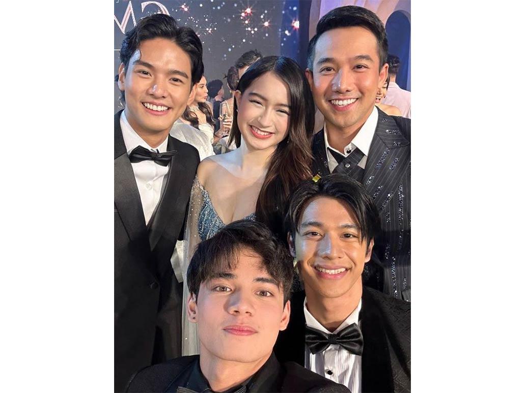 Jillian with her leading men 