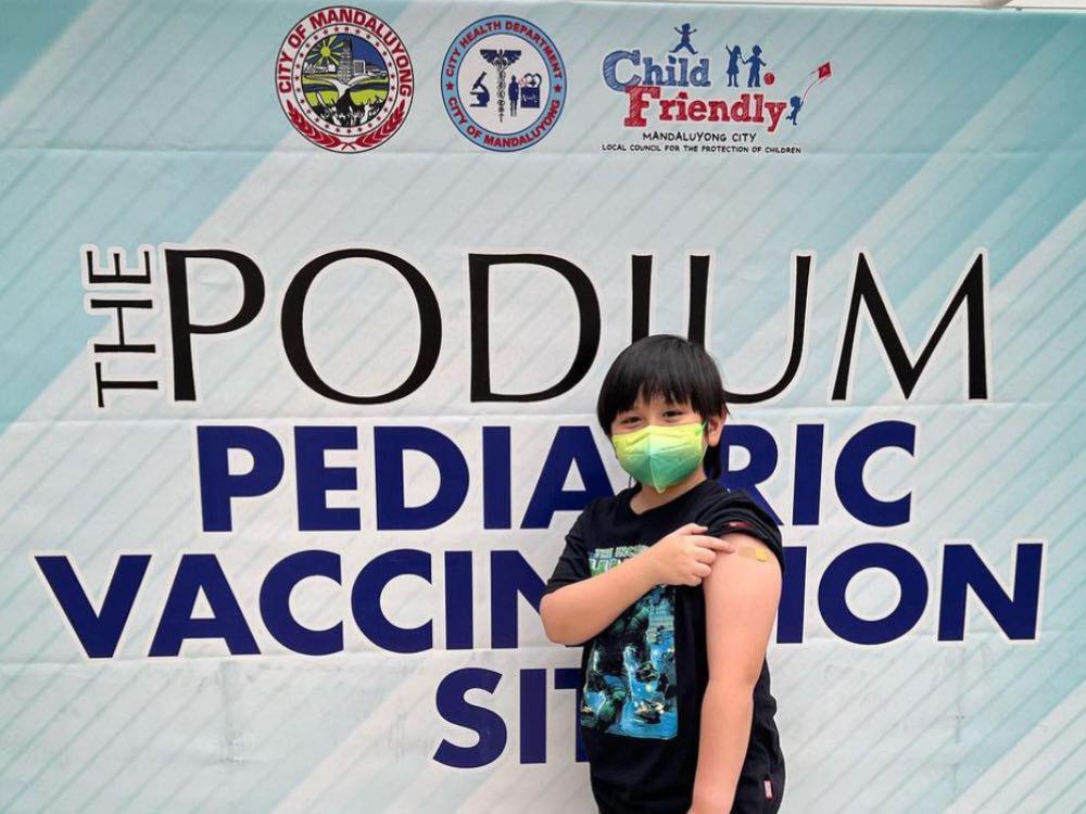 V for vaccinated
