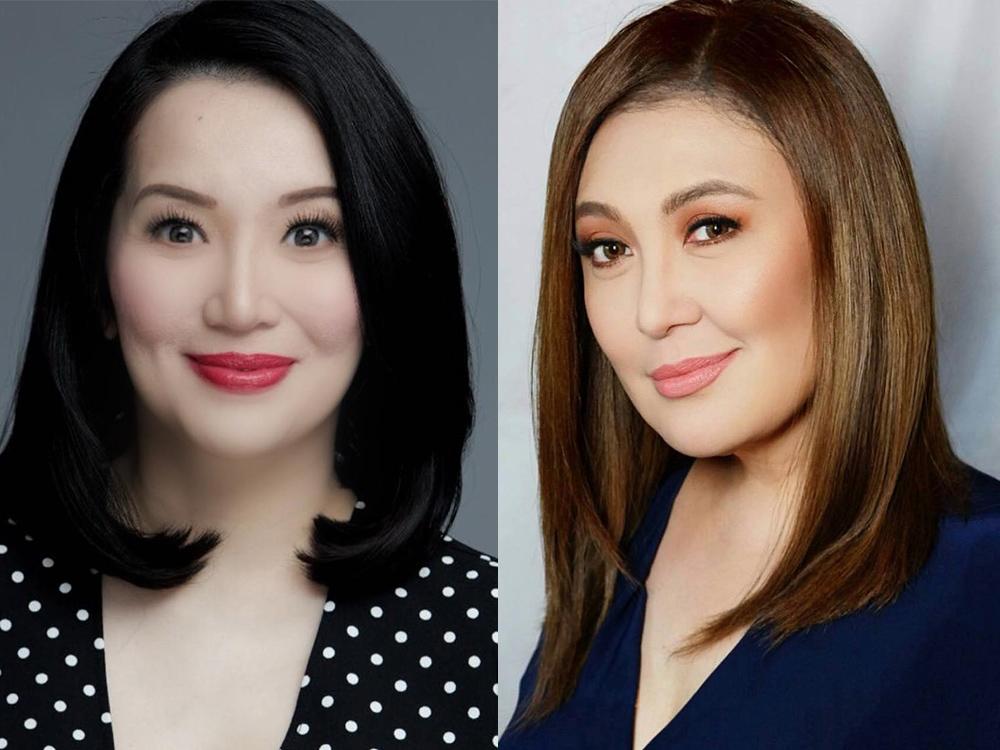 Kris Aquino and Sharon Cuneta then