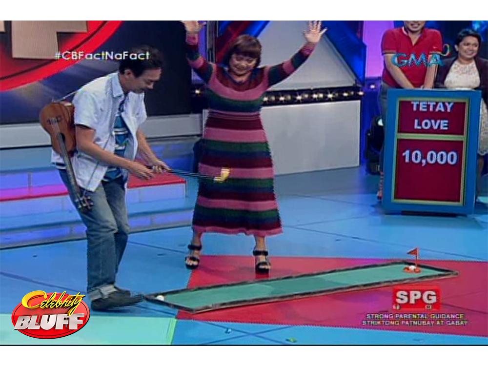 Brod Pete playing golf